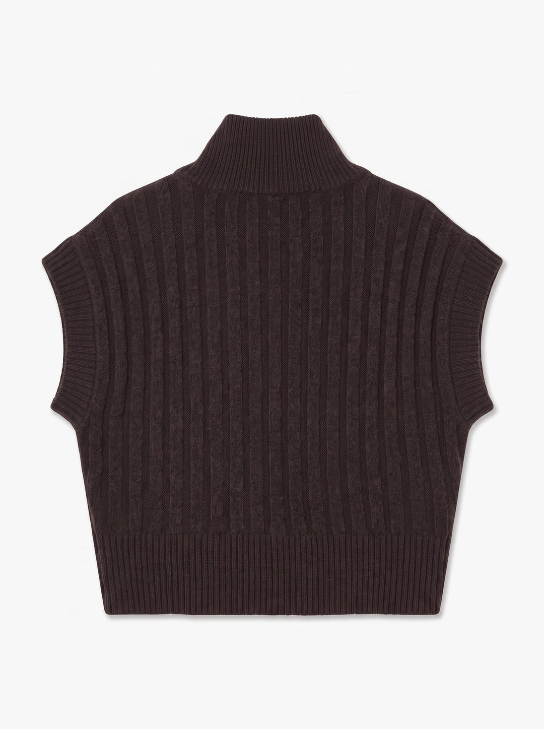 VERO MODA 10347170 Bang vest gebreid bruin – dames