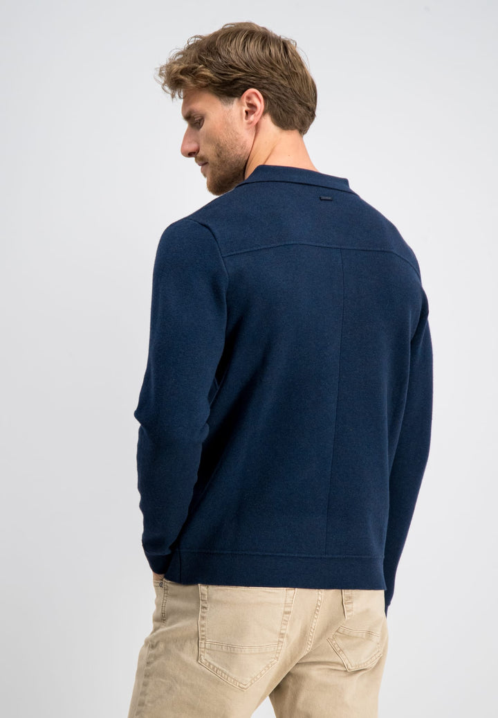 Gabbiano men 6167282 YARIC polo l/m navy – heren
