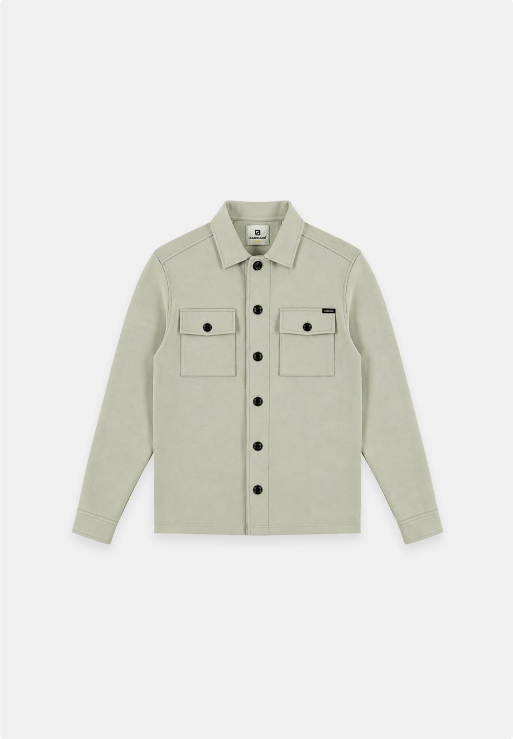 Gabbiano men 4267427 BRODY overhemd l/m olijf – heren