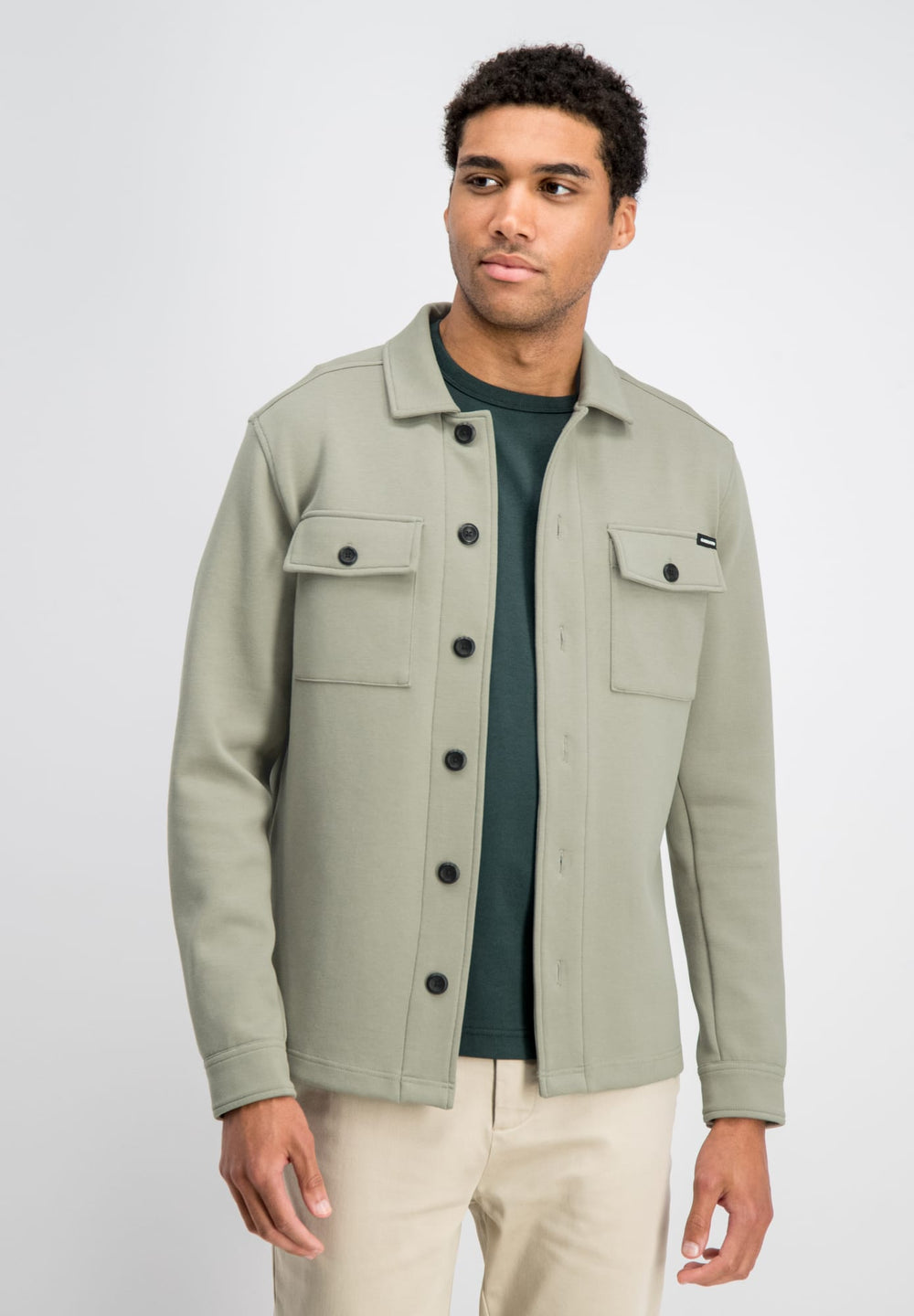 Gabbiano men 4267427 BRODY overhemd l/m olijf – heren