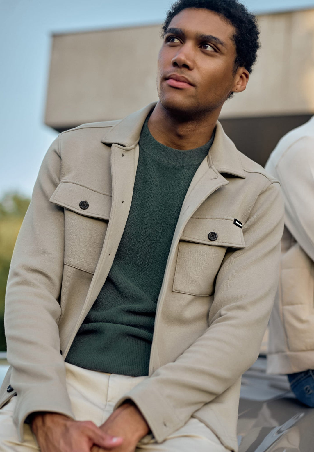Gabbiano men 4267427 BRODY overhemd l/m olijf – heren