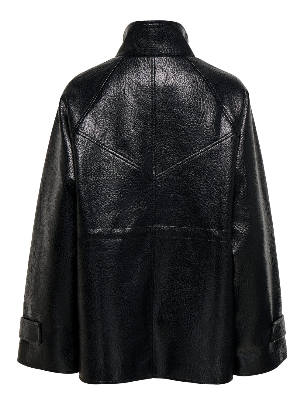 jacqueline de yong 15393587 Raye jack (imitatie) leer zwart