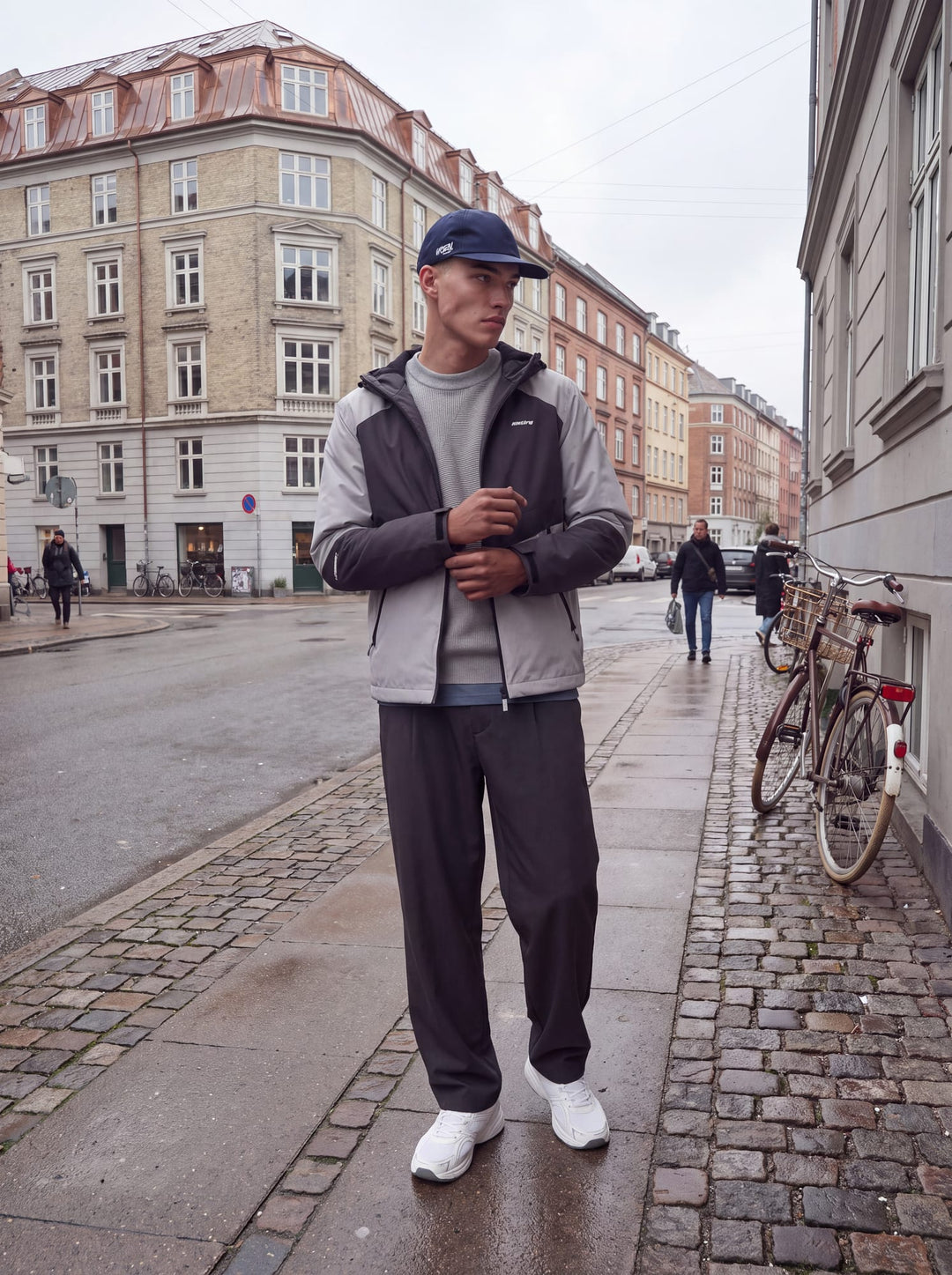 Jack &amp; Jones 12300879 club trui grijs melee – heren