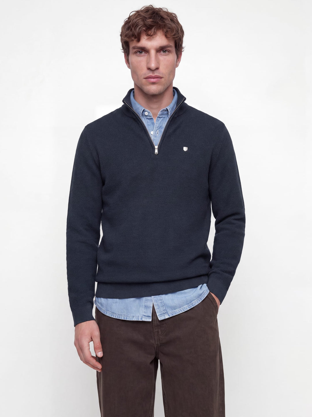Jack &amp; Jones 12300876 Bluryan trui heren navy