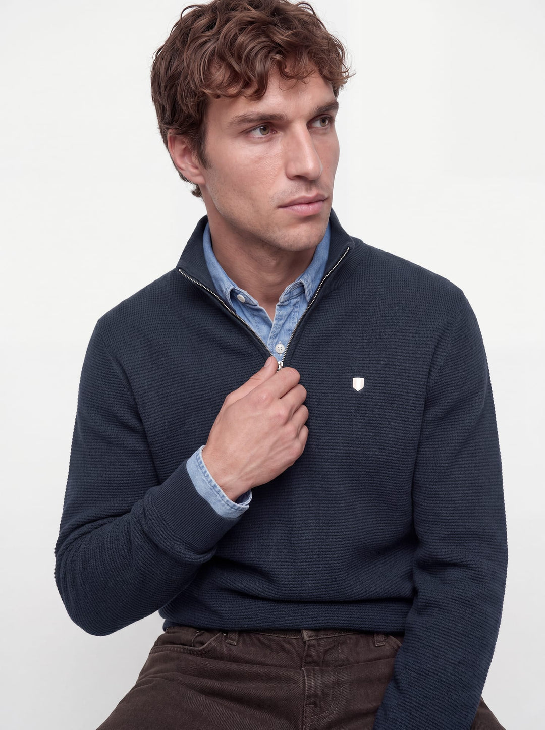 Jack &amp; Jones 12300876 Bluryan trui heren navy