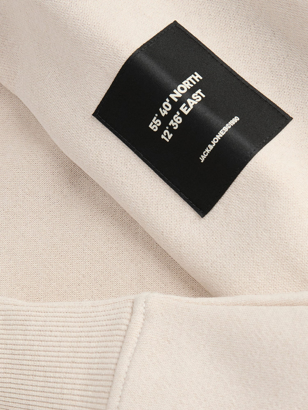Jack &amp; Jones 12298441 Cleveland sweater beige – heren