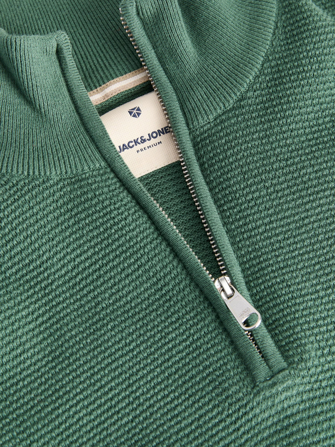 Jack &amp; Jones 12300876 Bluryan trui heren donkergroen
