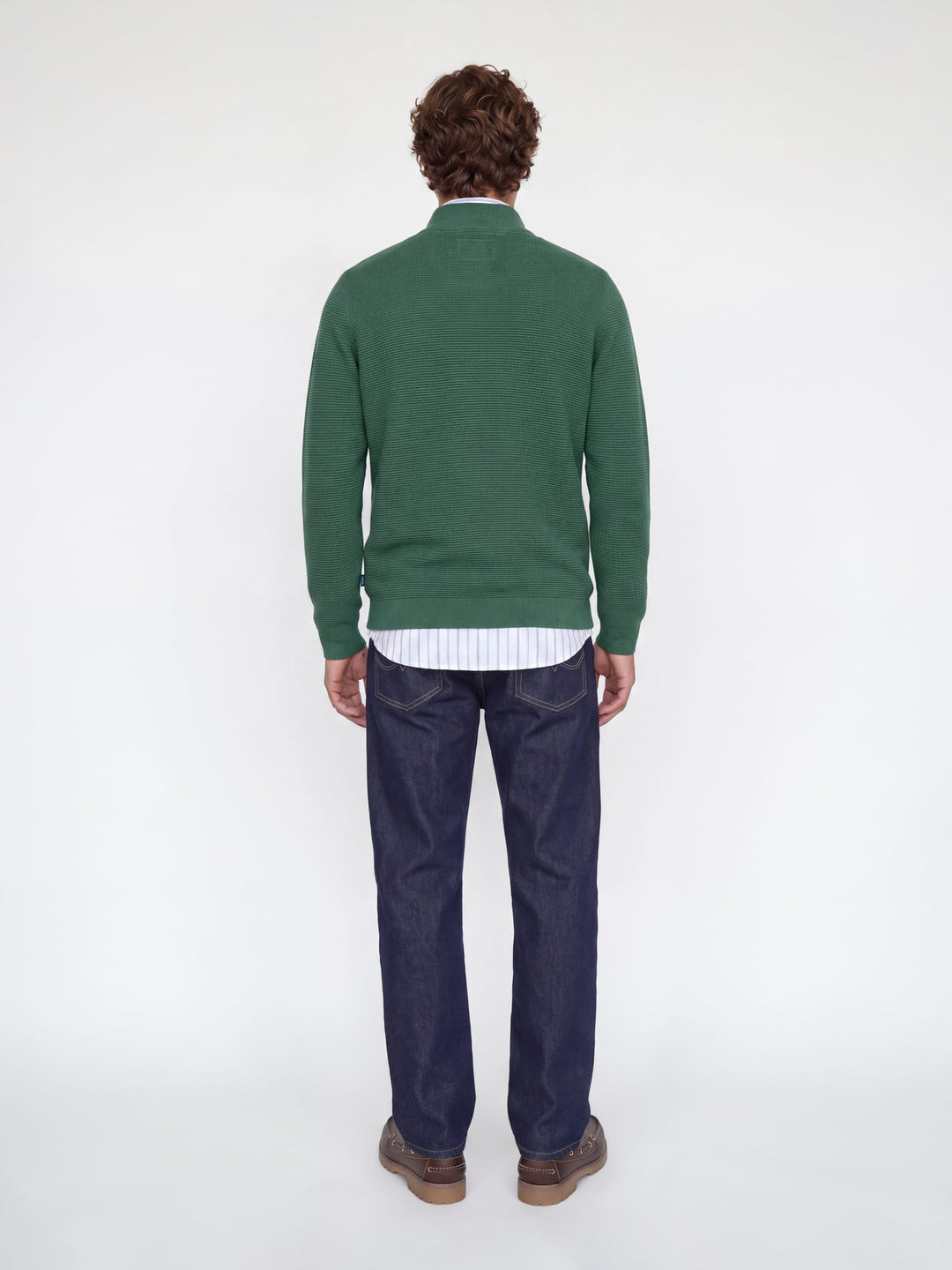 Jack &amp; Jones 12300876 Bluryan trui heren donkergroen