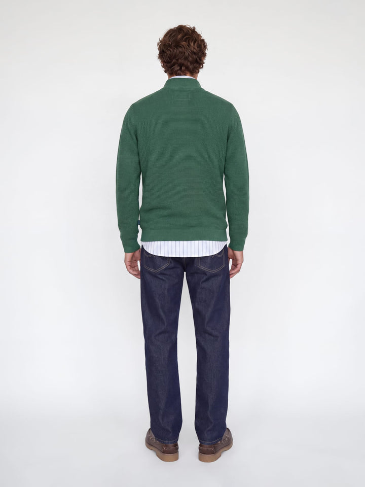Jack &amp; Jones 12300876 Bluryan trui heren donkergroen
