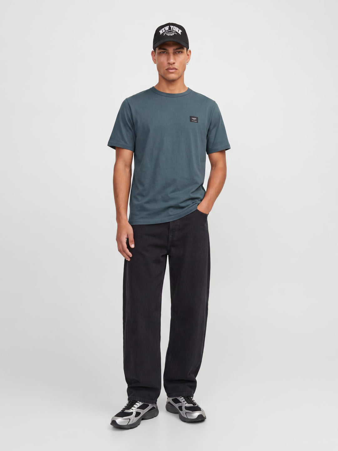Jack &amp; Jones 12298439 Cleveland T-shirt antraciet – heren