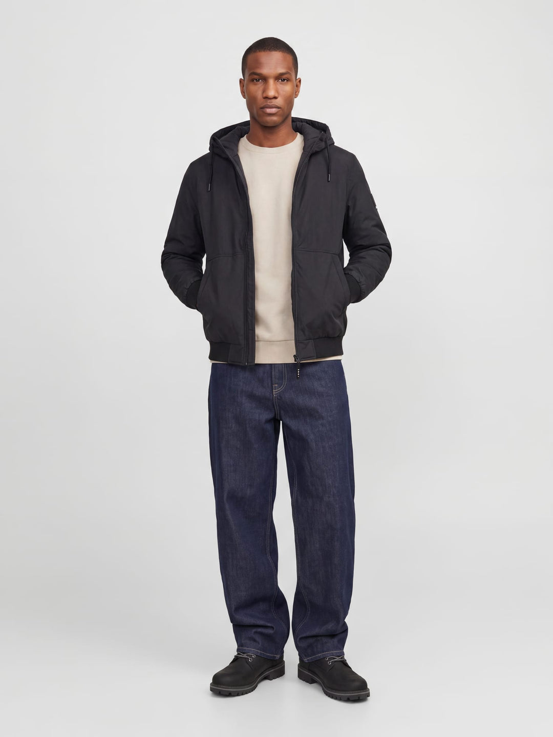 Jack &amp; Jones 12298440 Cleveland sweater beige – heren