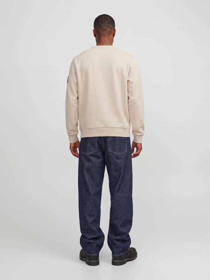 Jack &amp; Jones 12298440 Cleveland sweater beige – heren