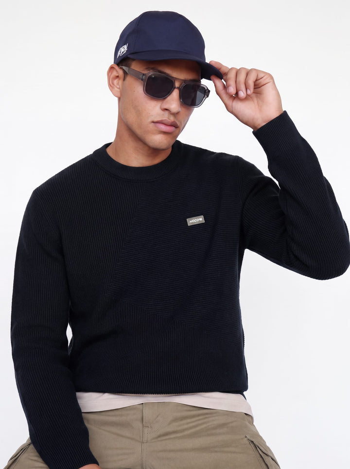 Jack &amp; Jones 12300879 Club trui heren navy