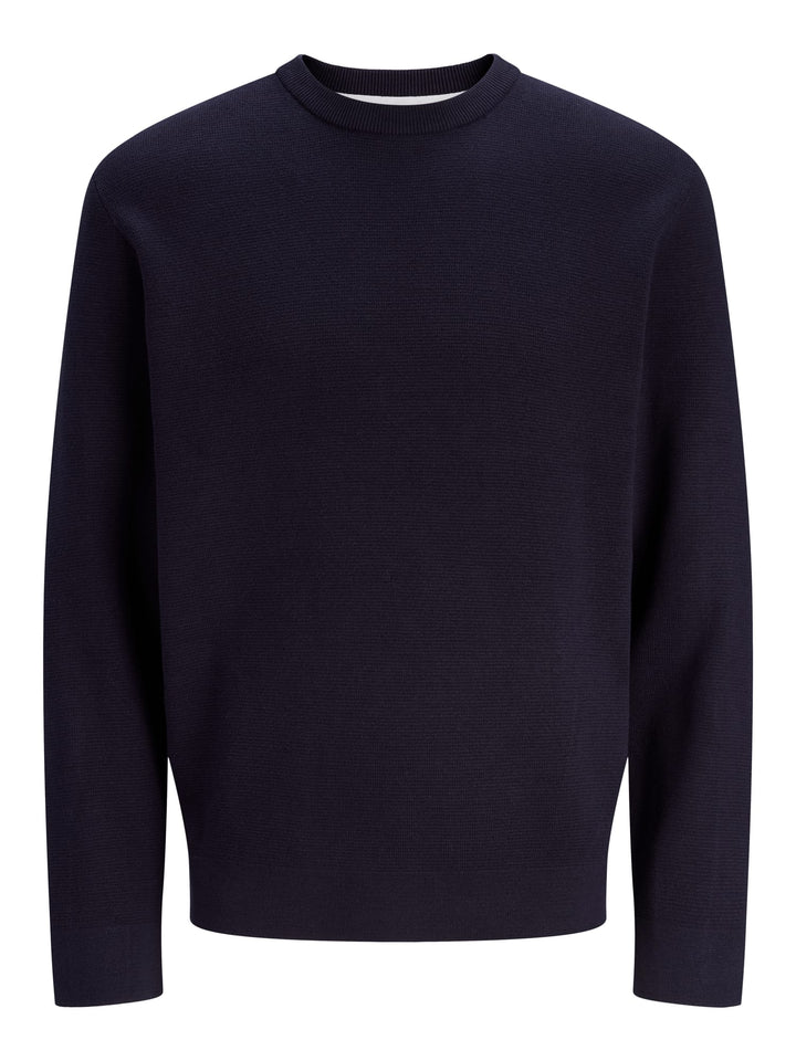 Jack &amp; Jones 12259666 Blamilano trui navy – heren