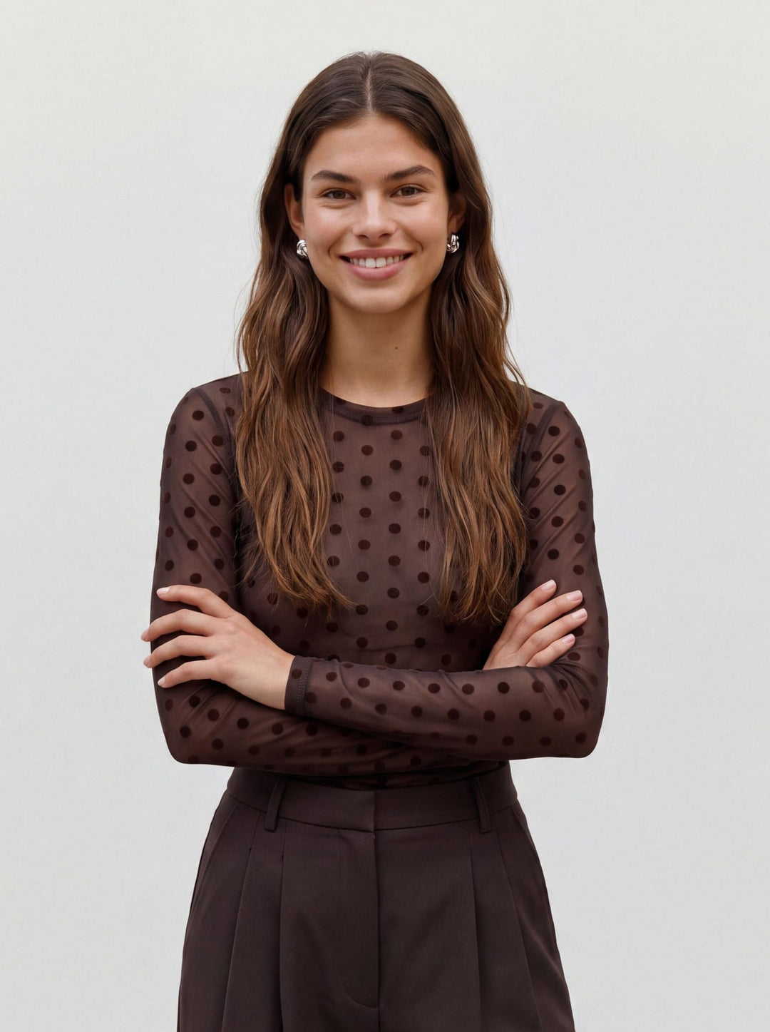 VERO MODA 10340014 Lova top bruin – dames