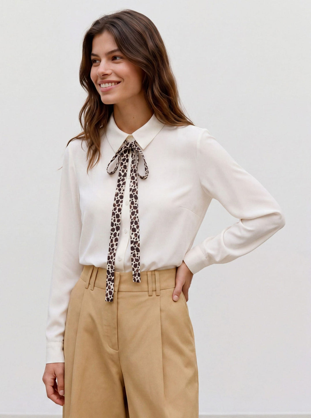 VERO MODA 10350788 Moretchen blouse l/m beige