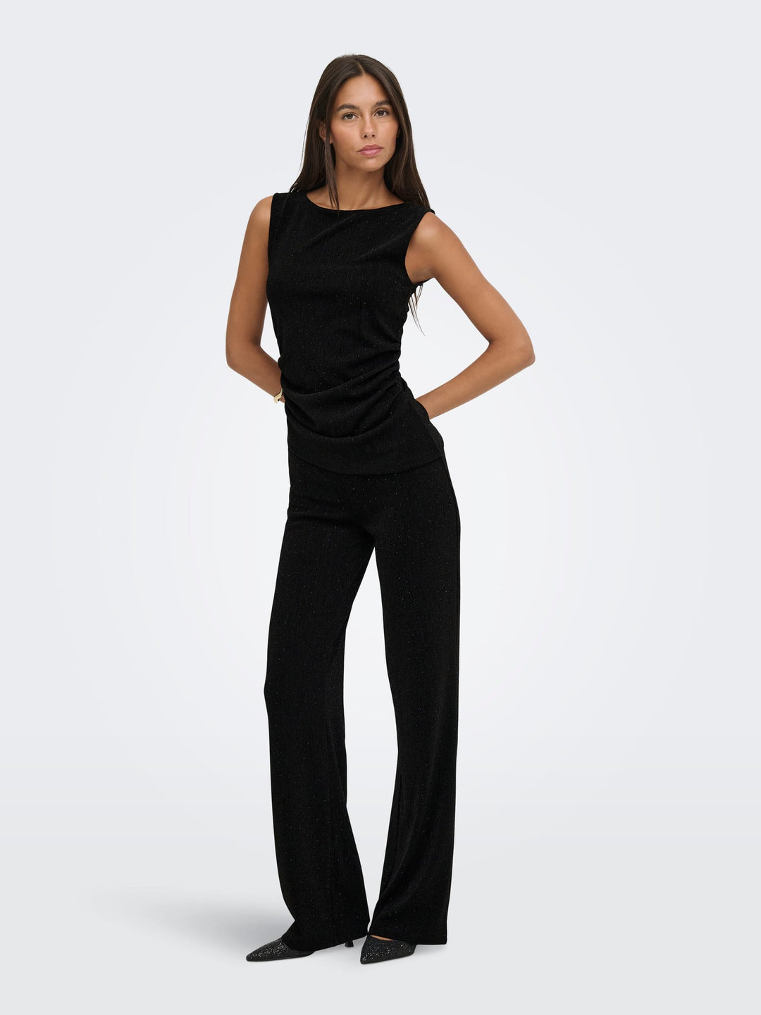 Jacqueline de Yong 15383017 kasmere top zwart