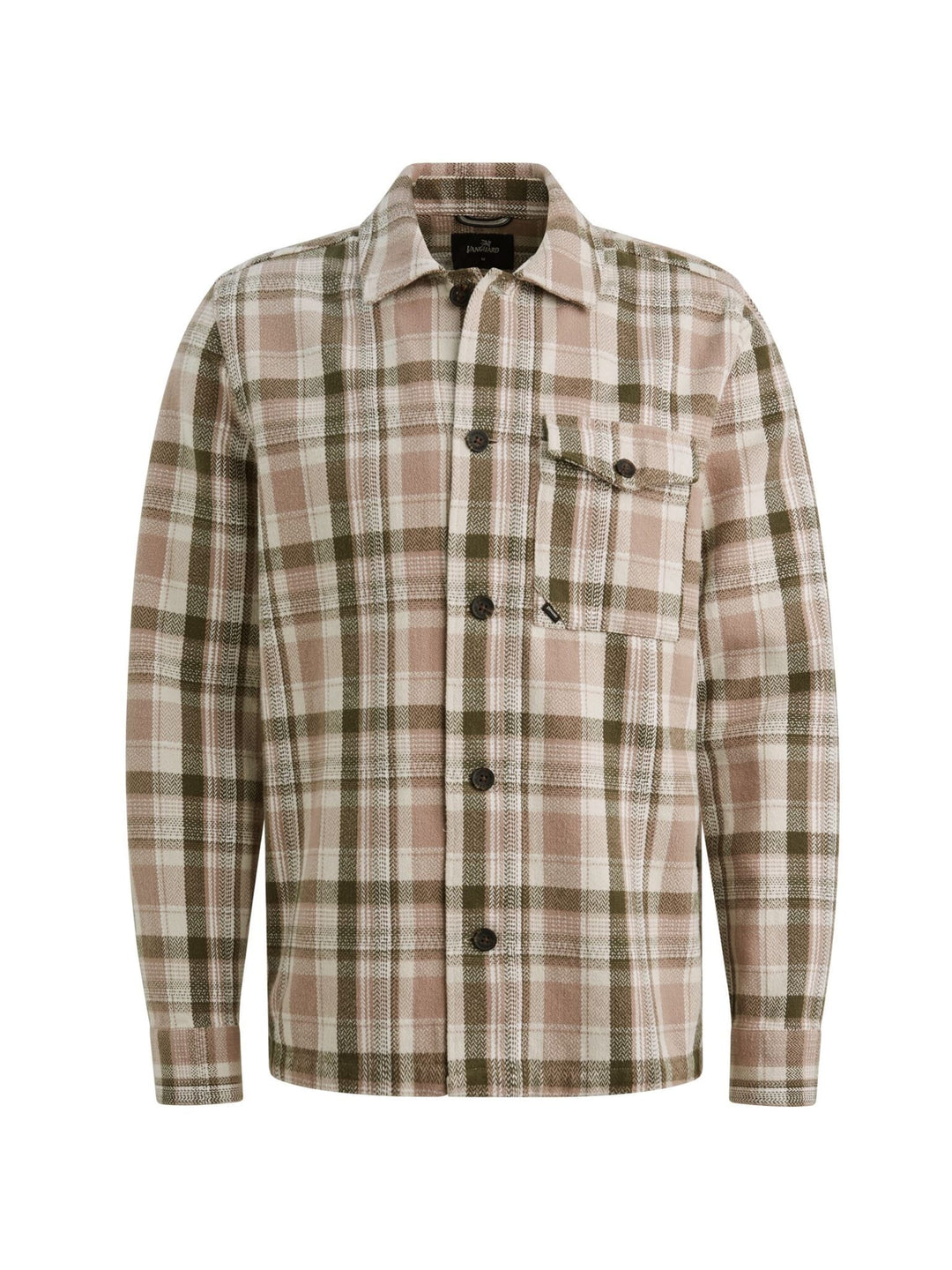 Vanguard VSI2511276 overhemd l/m roze dessin – heren