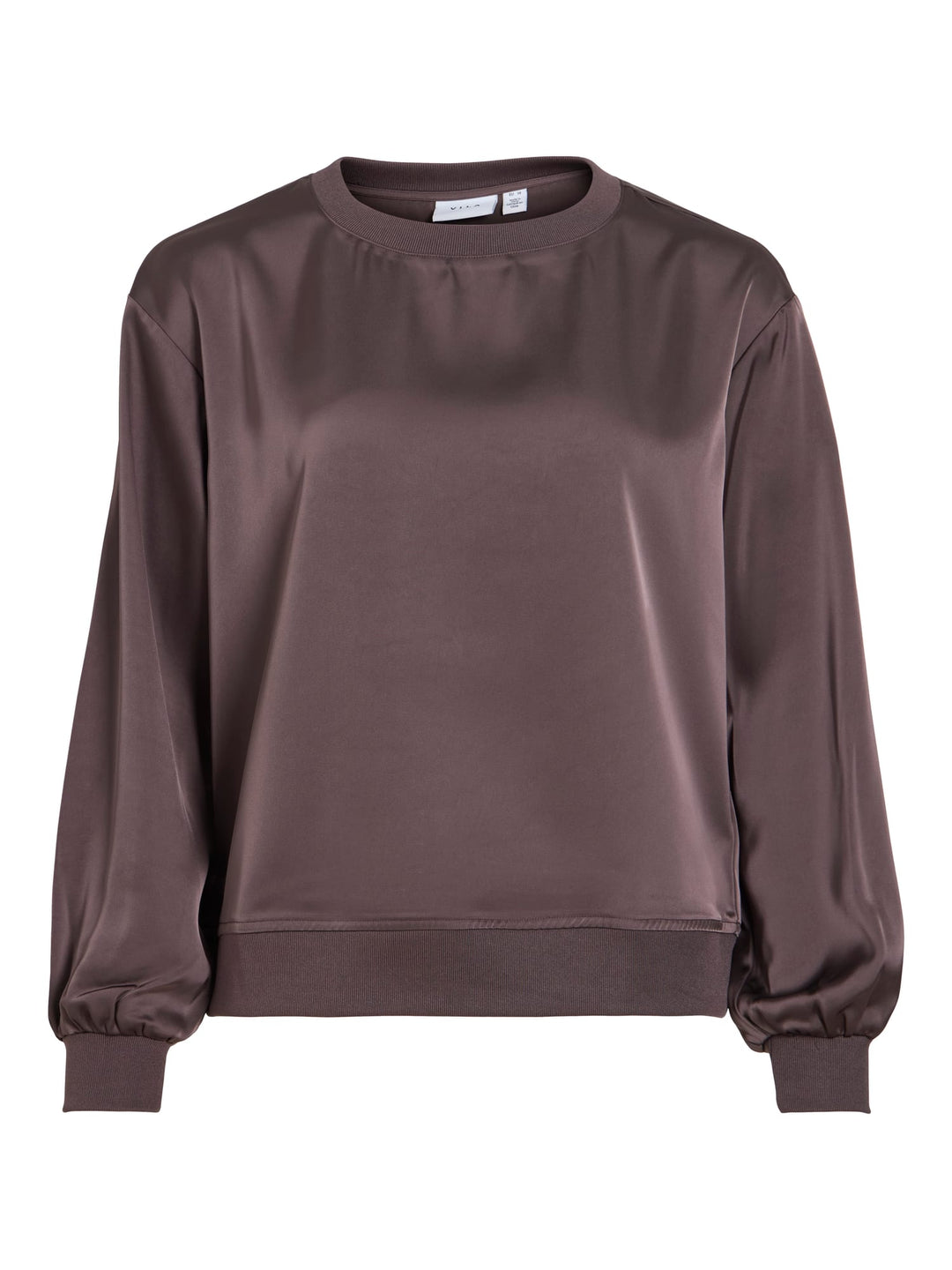 Vila 14119303 liso sweater dames bruin