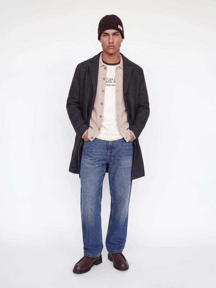 Jack &amp; Jones 12298319 Soho vest gebreid heren zand