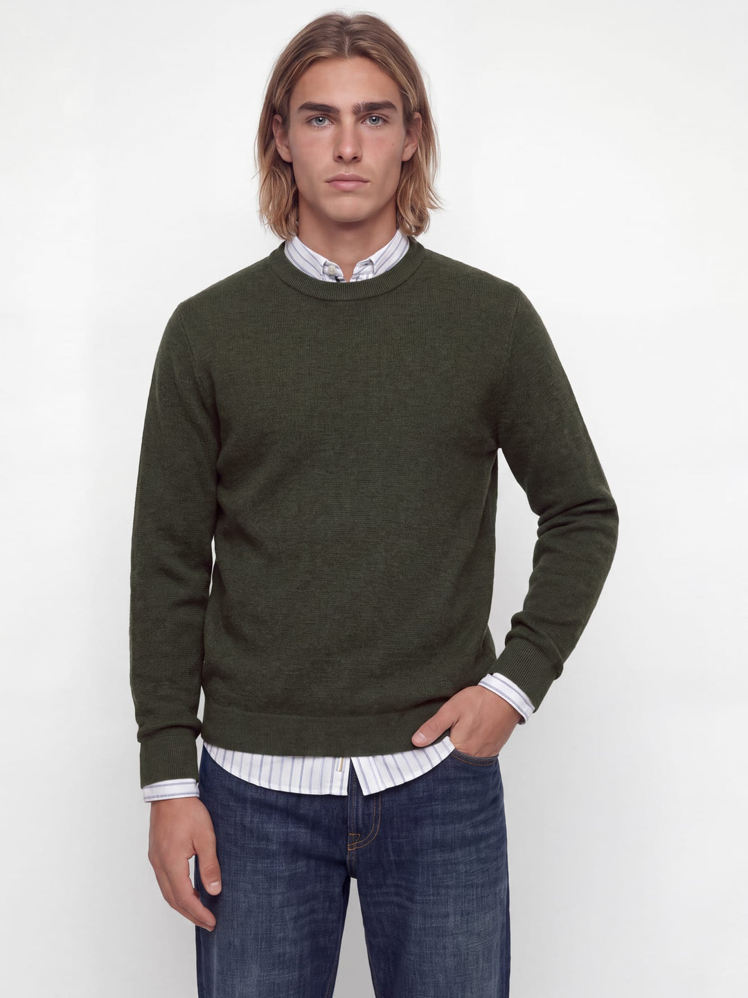 Jack &amp; Jones Blamilano sweater donkergroen – heren