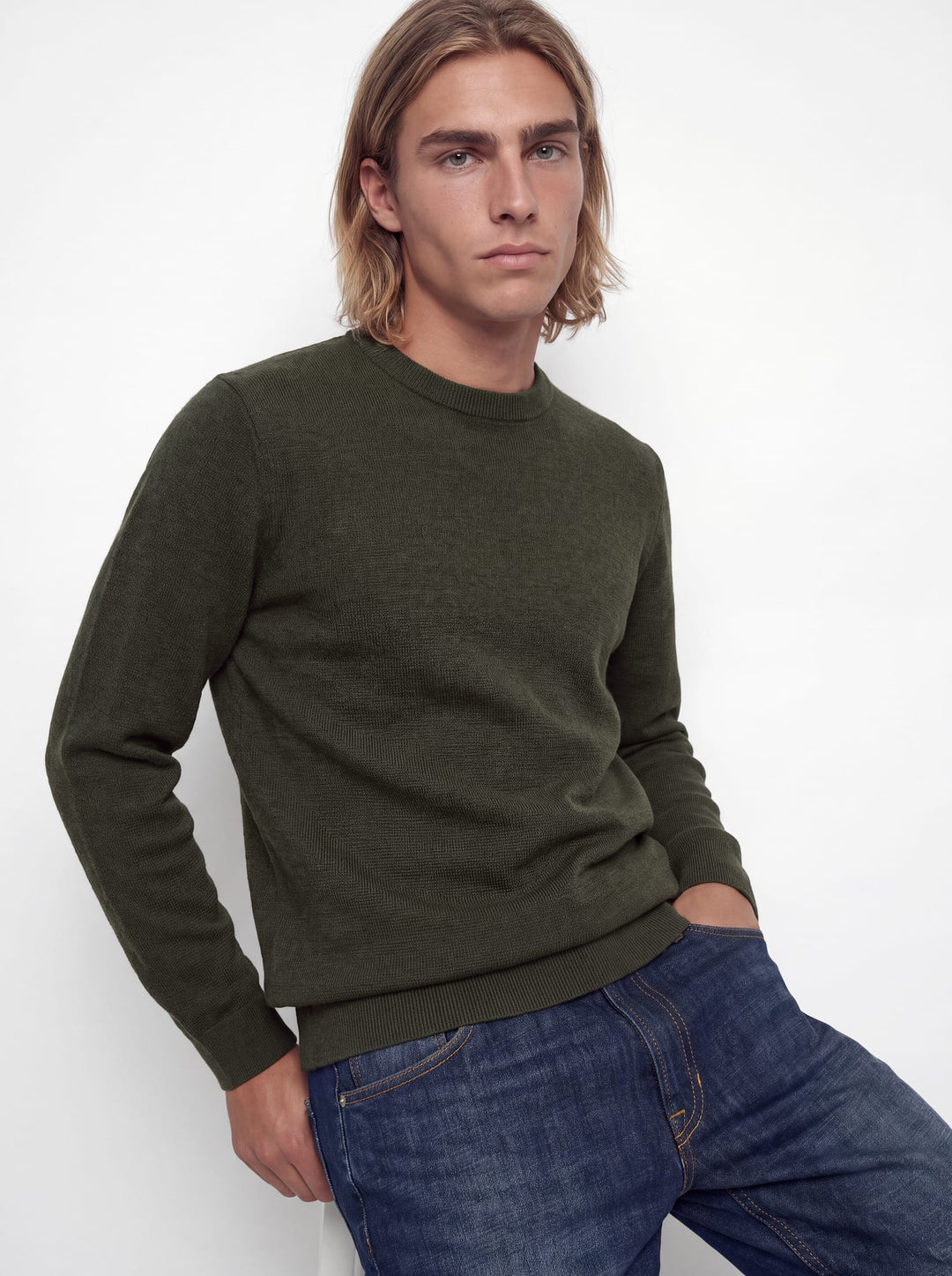 Jack &amp; Jones Blamilano sweater donkergroen – heren