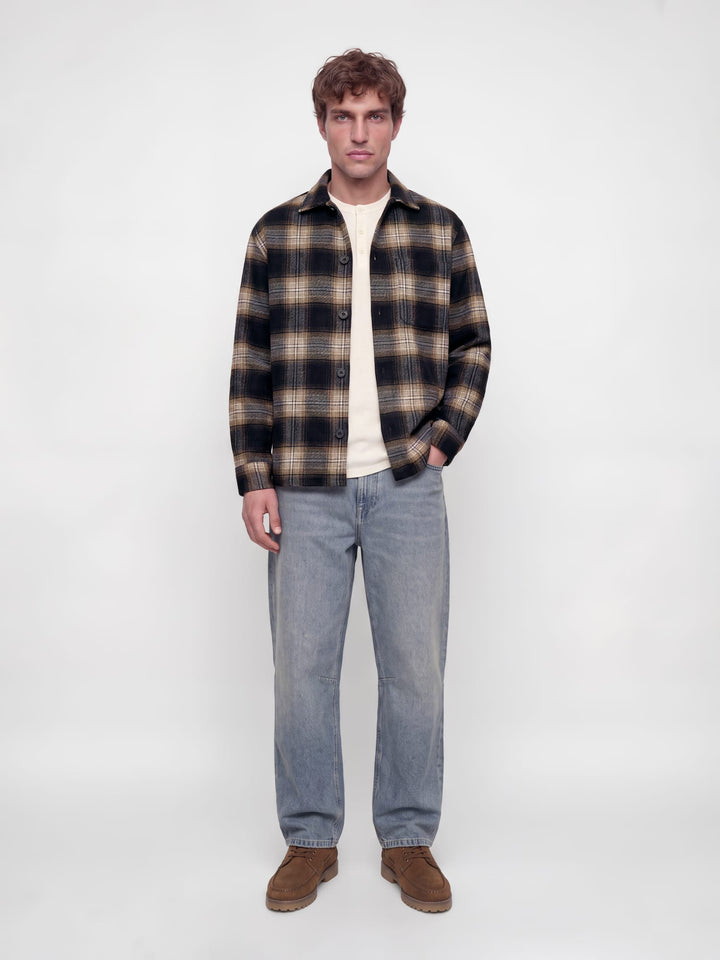 Jack &amp; Jones 12300017 Soho overhemd l/m blauw dessin