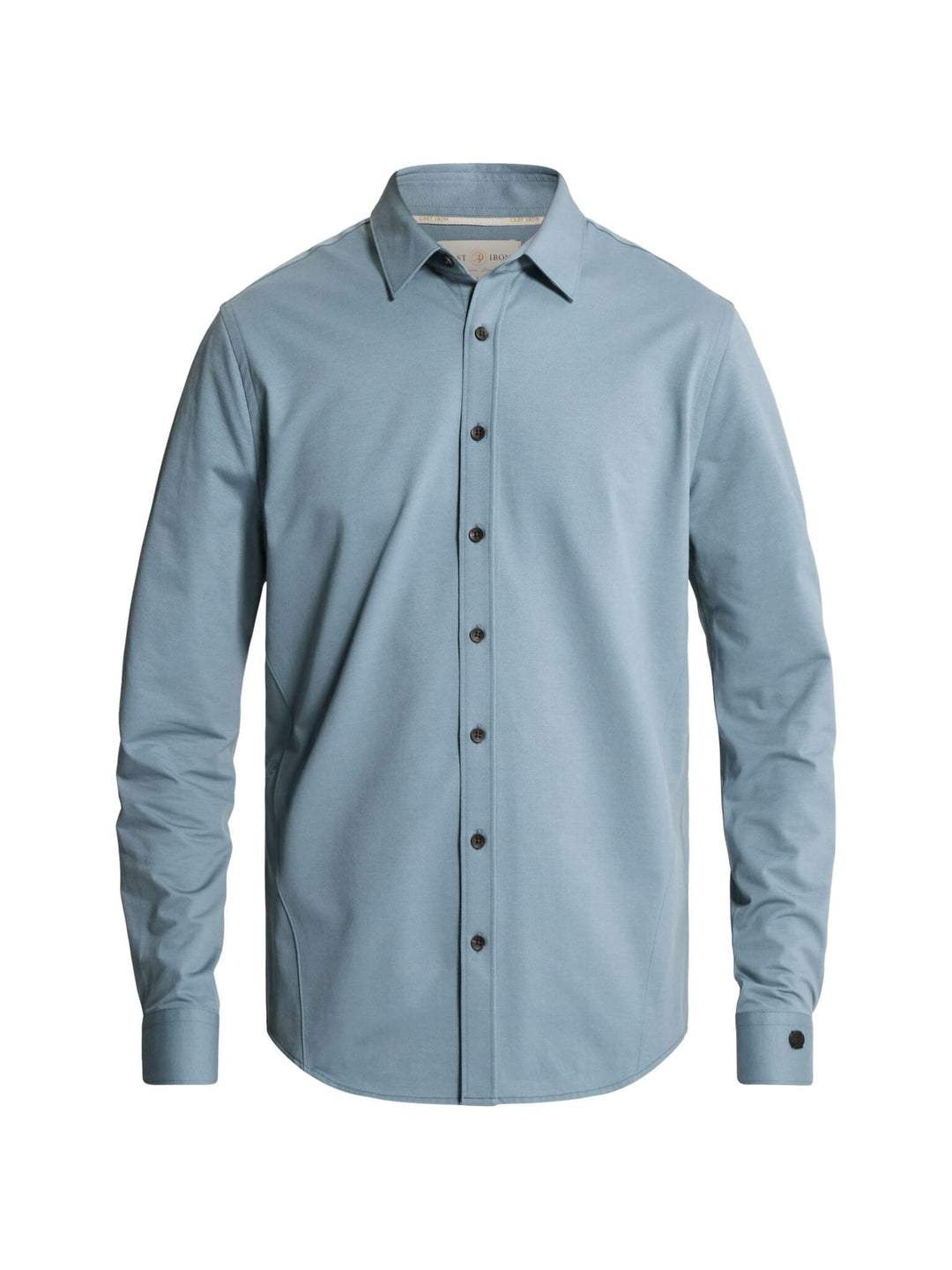 Cast Iron CSI2608200 overhemd l/m heren rafblauw