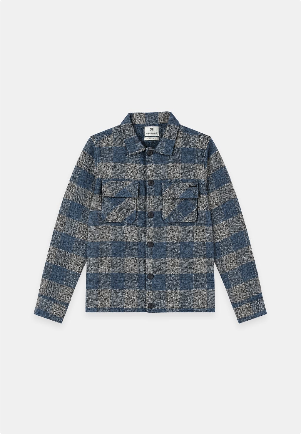 Gabbiano men 4267433 MORAR overhemd l/m blauw dessin – heren