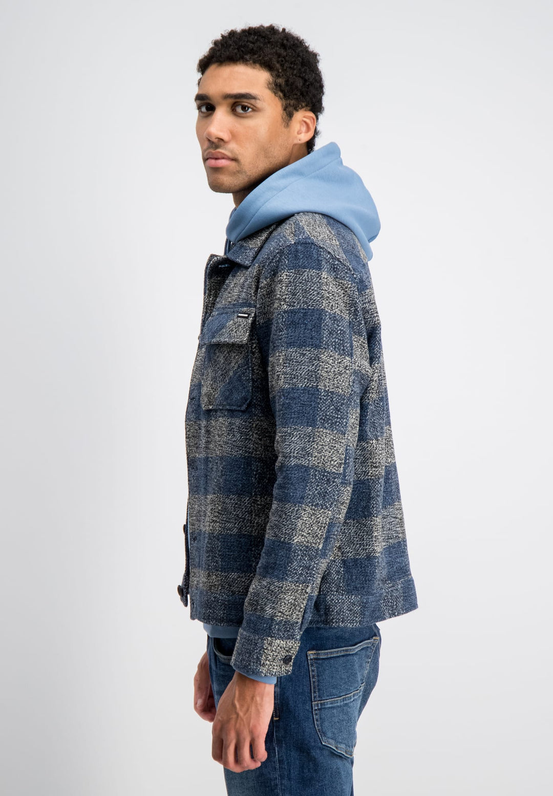 Gabbiano men 4267433 MORAR overhemd l/m blauw dessin – heren