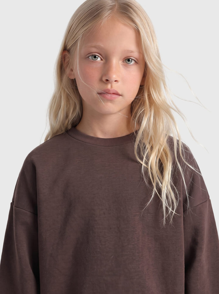 kids only 15380034 Sweat bruin – sweater meisjes