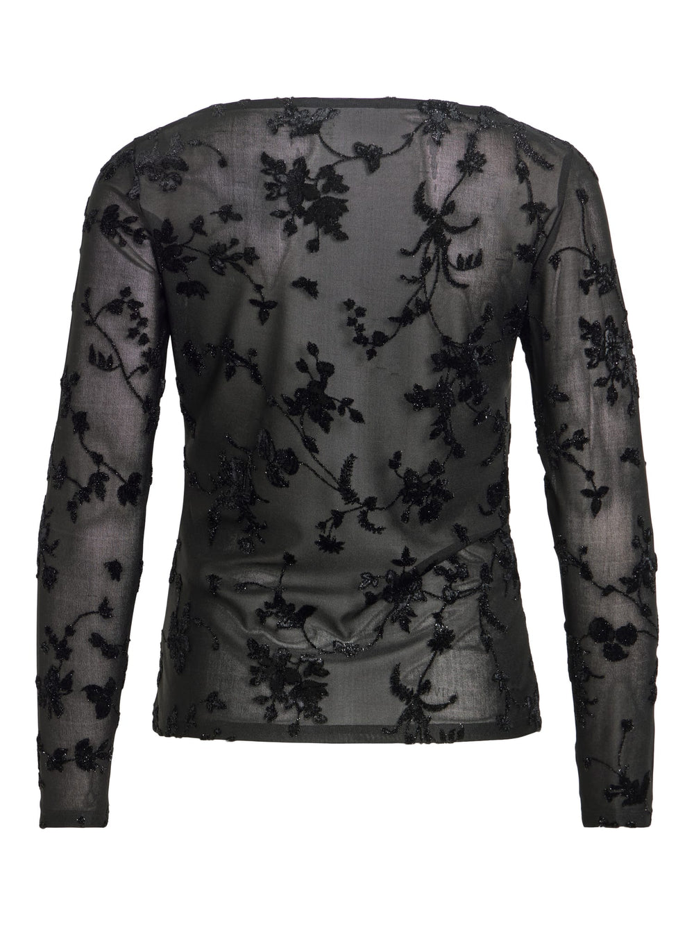 Vila 14118890 Miranda top l/m dames zwart