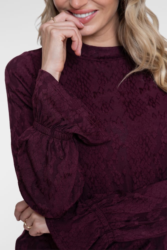 Geisha 62670-20 top l/m dames bordeaux