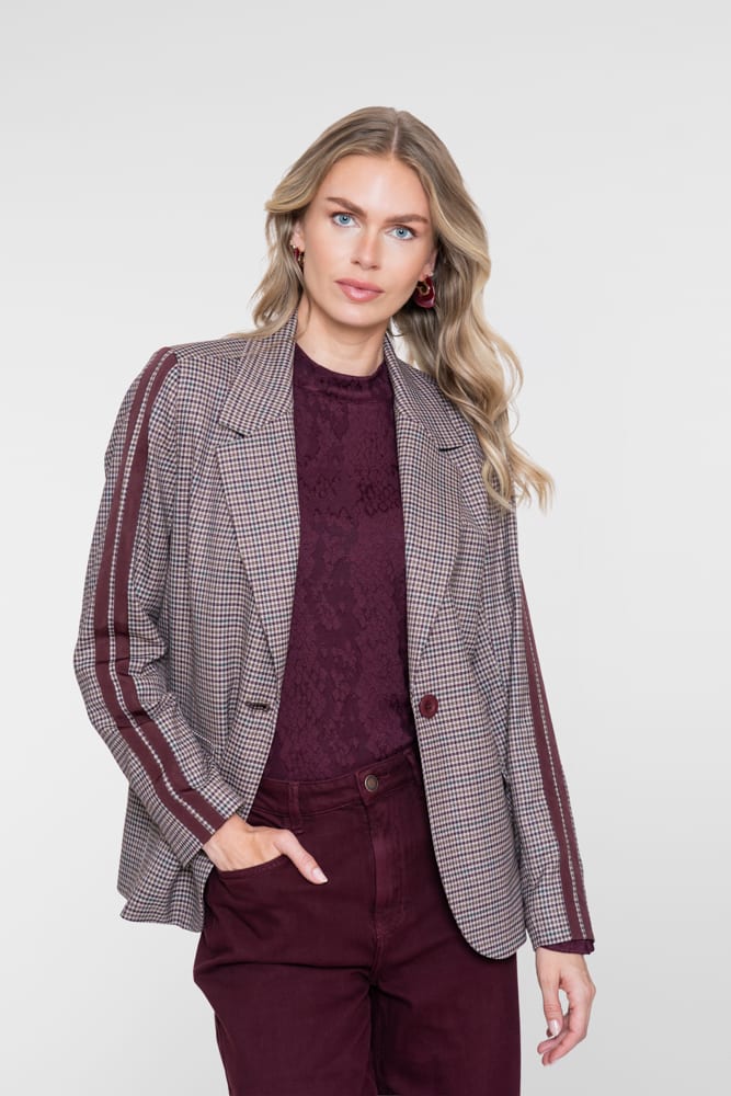Geisha 65575-32 blazer dames bruin dessin