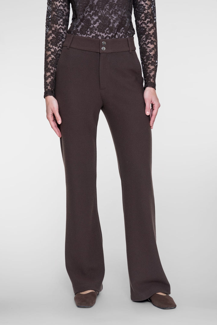 Geisha 61587-21 lange broek dames bruin dessin