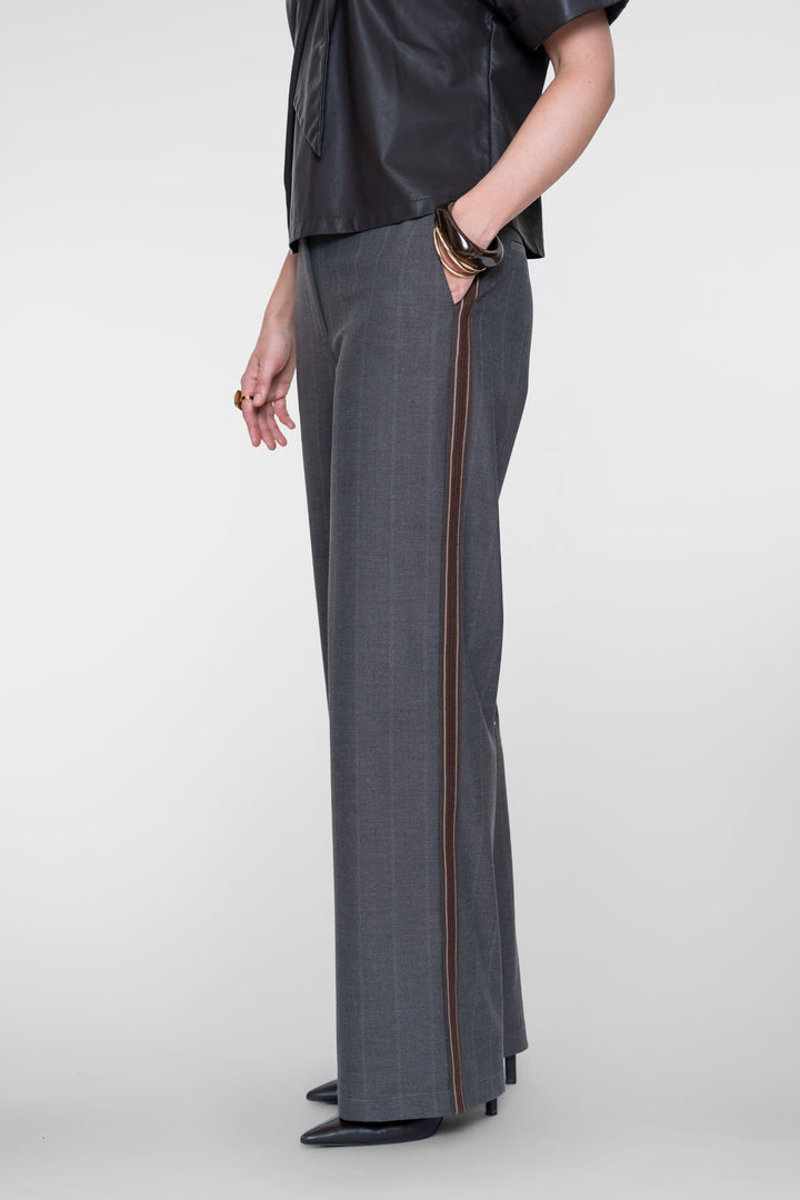 Geisha 61503-10 lange broek dames bruin dessin