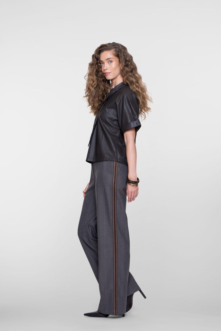 Geisha 61503-10 lange broek dames bruin dessin