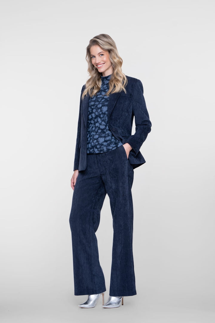 Geisha 61522-10 lange broek navy – dames