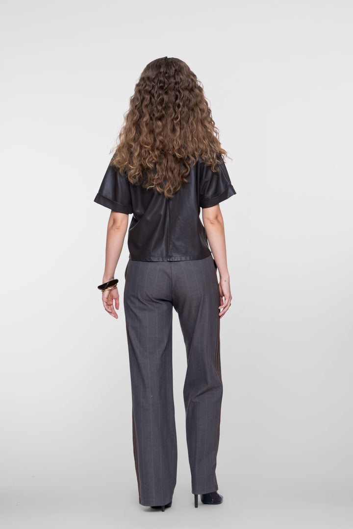 Geisha 61503-10 lange broek dames bruin dessin