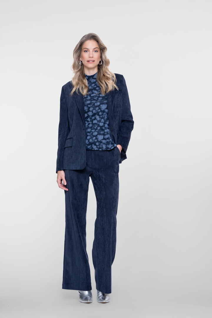 Geisha 61522-10 lange broek navy – dames