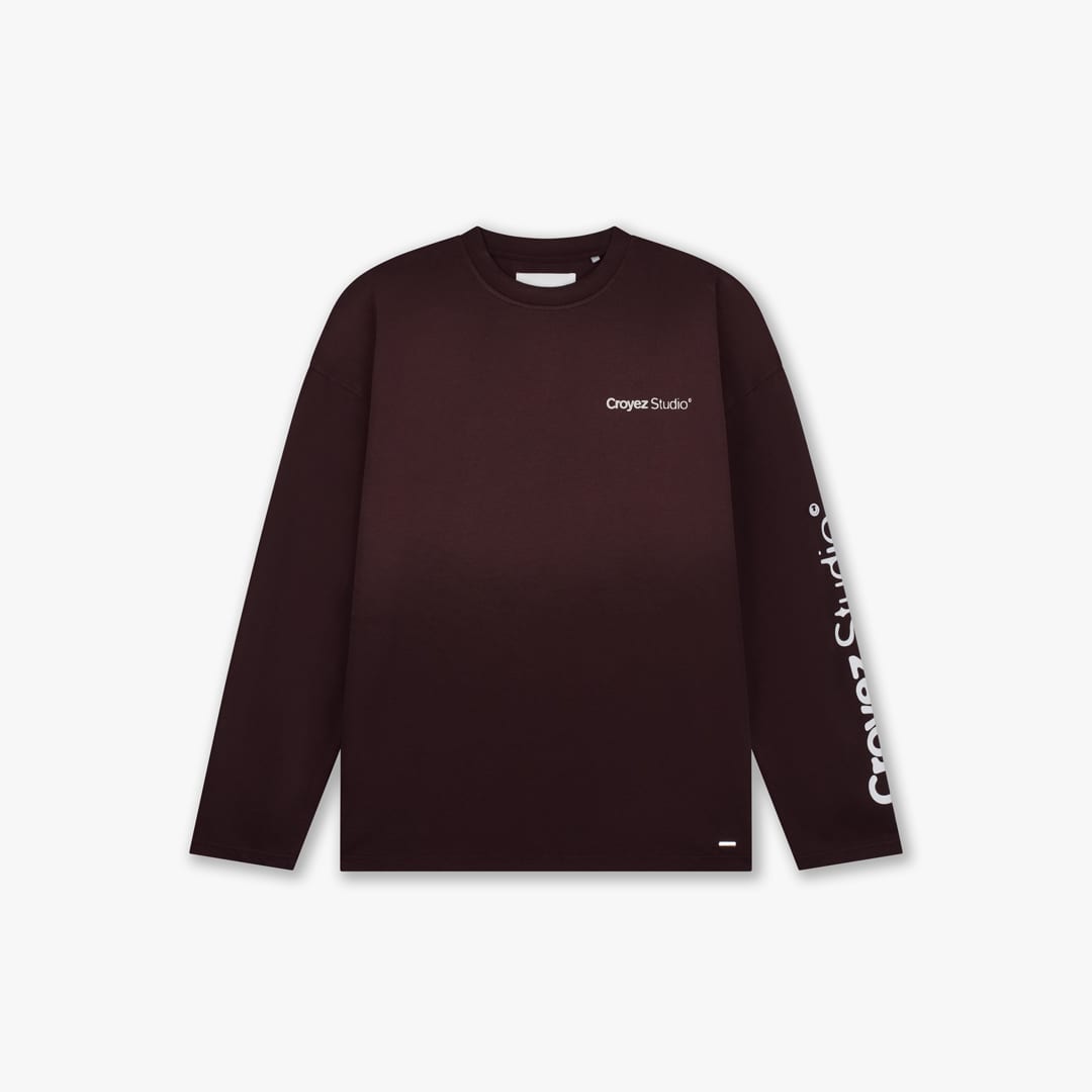 Croyez CRA50026025 t-shirt l/m heren bordeaux