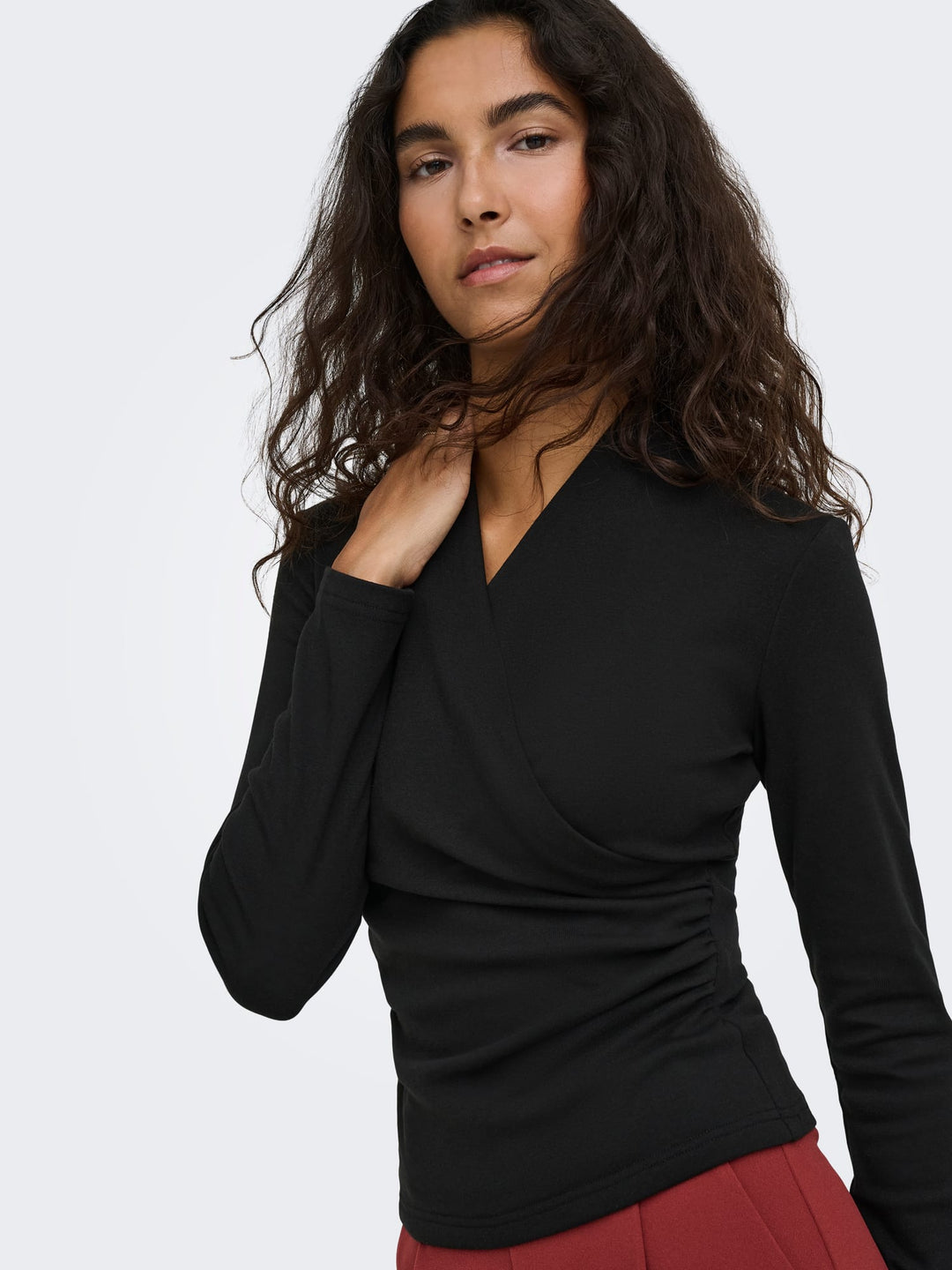 jacqueline de yong 15382763 daze top l/m zwart