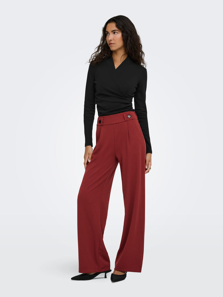 jacqueline de yong 15382763 daze top l/m zwart