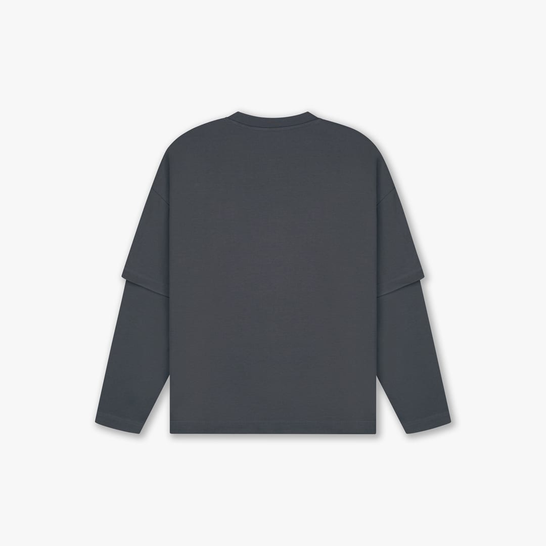 Croyez CRB50026011 t-shirt l/m heren antraciet