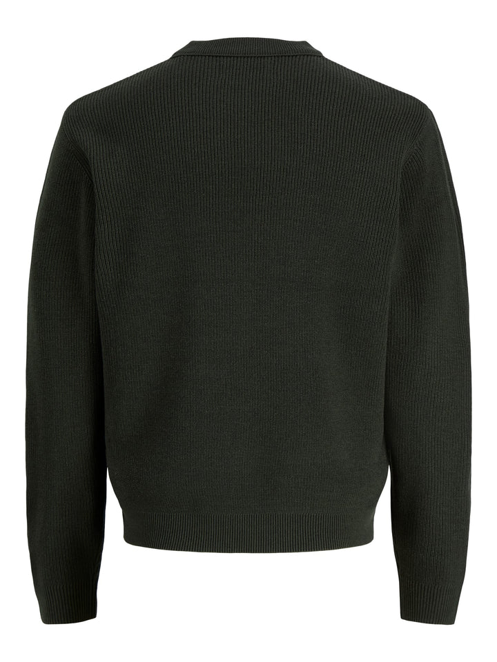 Jack &amp; Jones 12300879 Club trui donkergroen – heren