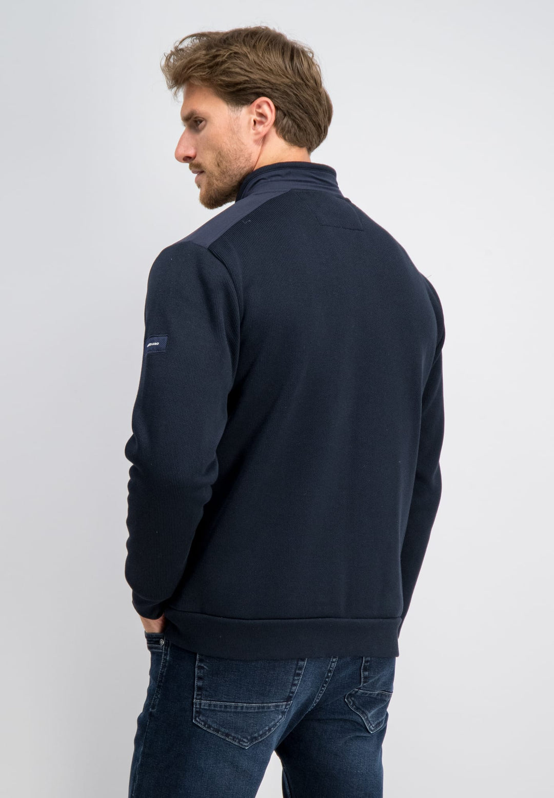 Gabbiano men 4267437 BIRK vest sweat navy – heren