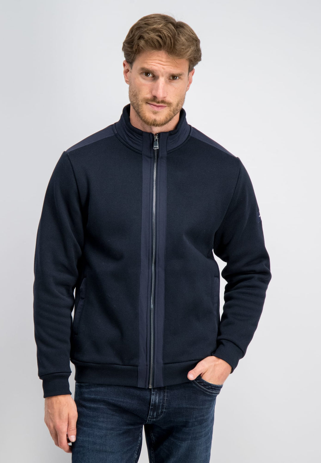Gabbiano men 4267437 BIRK vest sweat navy – heren
