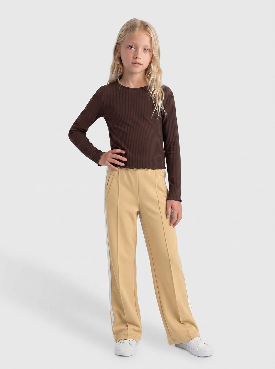kids only 15358864 Warm up lange broek meisjes licht geel