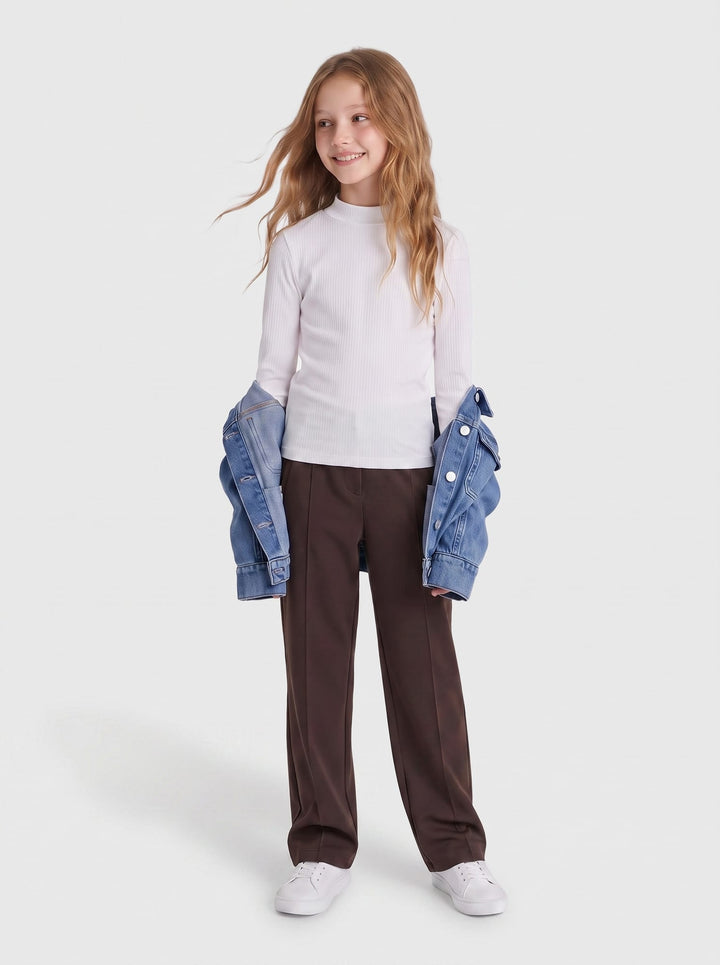 kids only 15358864 Warm up lange broek bruin – meisjes
