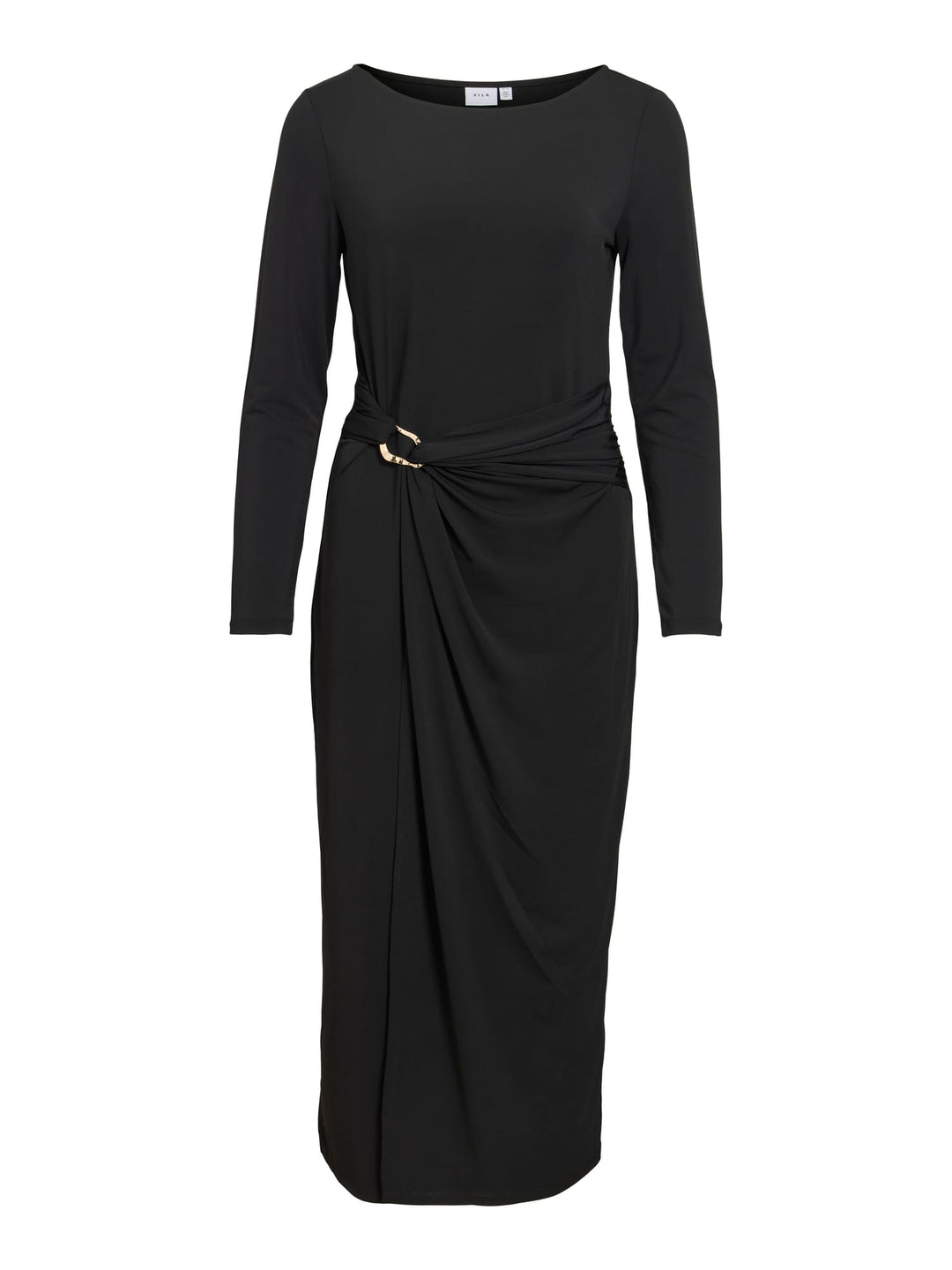 Vila 14118138 justine jurk maxi dames zwart